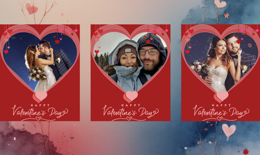 Personalised Valentine`s Magnets